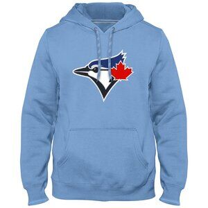 BNWT Toronto Blue Jays MLB Men's Light Blue Express Cooperstown Twill Logo Hoodi
